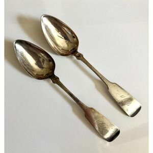 Antique Coin Silver Spoons James Mix Jr NY